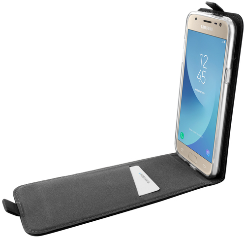 Mobiparts Premium Flip TPU Case Samsung Galaxy J3 (2016) Black – image 4