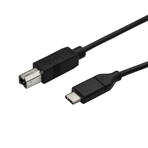 StarTech.com USB C to USB B Printer Cable - 10 ft / 3m - USB C Printer Cable - USB C to USB B Cable - USB Type C to Type B (USB2CB3M) USB Type-C kabel 3m Sort