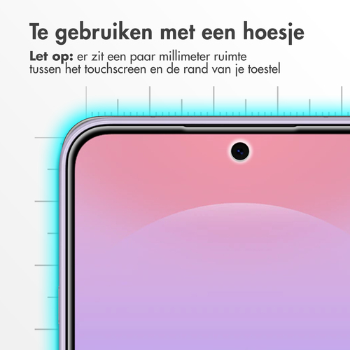 Accezz Gehard Glas Screenprotector Samsung Galaxy A27 (5G), afbeelding 3