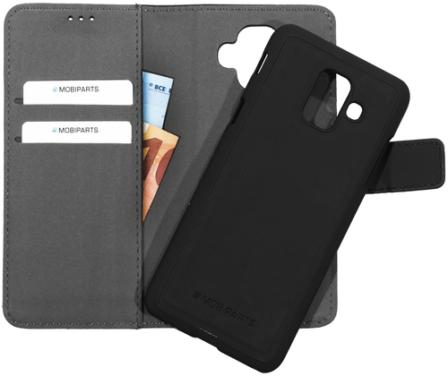 Mobiparts 2 in 1 Premium Wallet Case Samsung Galaxy A6 (2018) Black – image 1