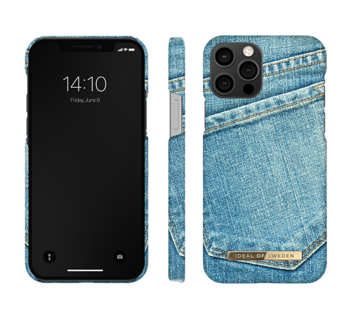 iDeal of Sweden Printed Case iPhone 12/12P Denim Bliss – image 2