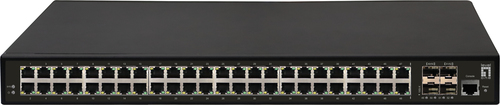 LevelOne GTL-5291 сетевой коммутатор Управляемый L3 Gigabit Ethernet (10/100/1000) 1U Черный