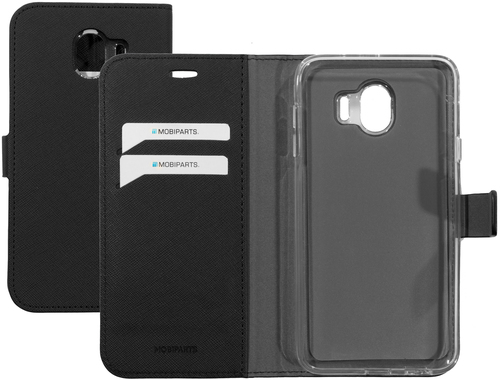 Mobiparts Saffiano Wallet Case Samsung Galaxy J4 (2018) Black