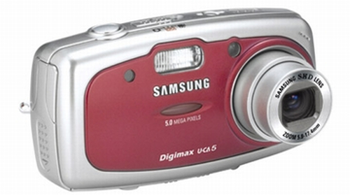 Samsung Digimax U-CA 5 digital foto 5.0 red