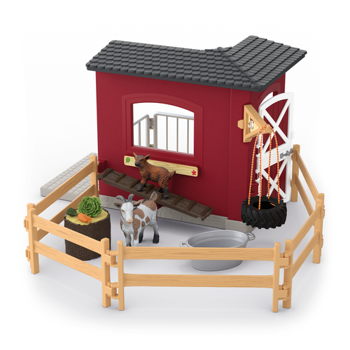 Schleich Farm World - Geitenstal speelfiguur, afbeelding 2
