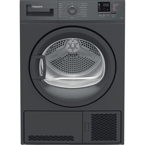Hotpoint C HD C92 Gggd UK 9 kg Condenser Tumble Dryer - Graphite, Silver/Grey - image 4