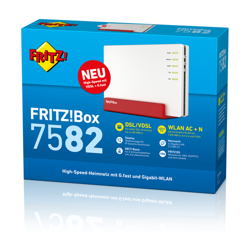 FRITZ! 7582 wireless router Gigabit Ethernet Dual-band (2.4 GHz – image 3