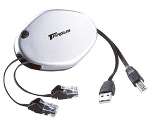 Targus 3 in 1 Retractable Cable