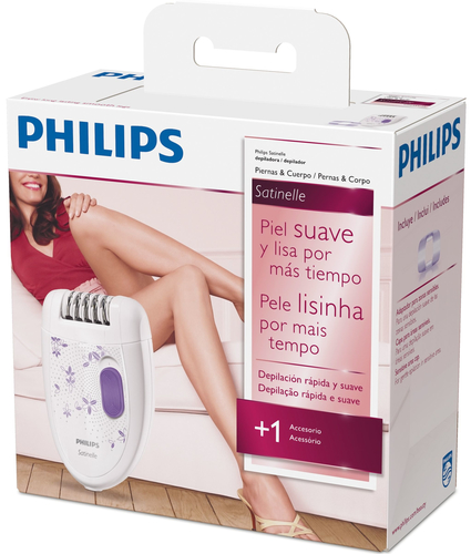 Philips Satinelle HP6421/31 epilator 20 tweezers Violet, White – image 2