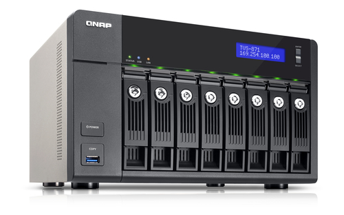 QNAP TVS-871-PT-4G NAS/storage server Tower Intel® Pentium® G3250 – image 4