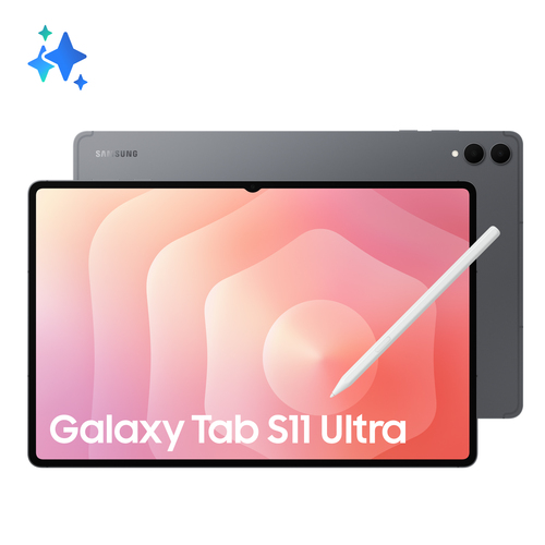 Product image: Samsung Galaxy Tab S11 Ultra 256 GB 37.1 cm (14.6") 12 GB Wi-Fi 7 (802.11be) Grey