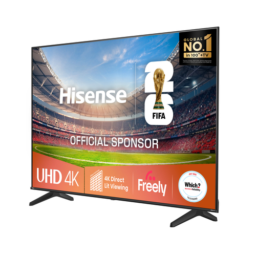 Hisense A6Q 75" 4K Ultra HD Smart Freely TV [2025] - 75A6QTUK, Black - image 3