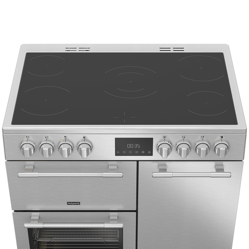 Hotpoint RH90CA20X cooker Gas Ceramic hob Stainless steel – image 4