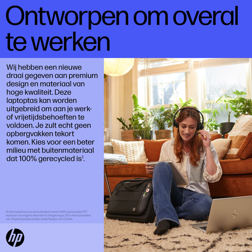HP Renew Executive 16-inch Laptop Bag Laptoptas Geschikt voor max. (laptop): 40,6 cm (16) Zwart – Foto 8 van 11