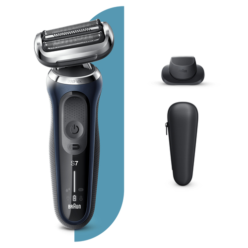 Braun Series 7 70-B1200s Foil shaver Trimmer Blue – image 4