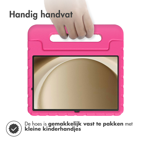 Accezz Kidsproof Backcover met handvat Samsung Galaxy Tab A9 Plus Tablethoesje Roze, afbeelding 6