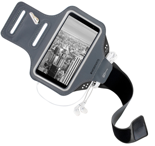 Mobiparts Comfort Fit Sport Armband Samsung Galaxy J6 Plus (2018) Black – image 2