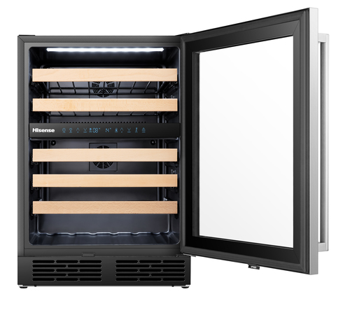 Hisense RW17W4NWG0 wine cooler Compressor wine cooler Built-in Stainless steel 46 bottle(s) – image 3