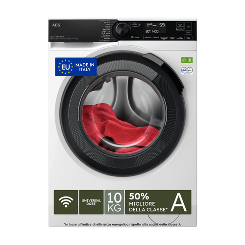 AEG Serie 8000 LR8FH104VY стиральная машина Фронтальная загрузка 10 kg 1400 RPM Белый