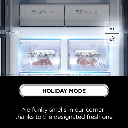 TCL RP318BSE1UK fridge-freezer Freestanding – image 7