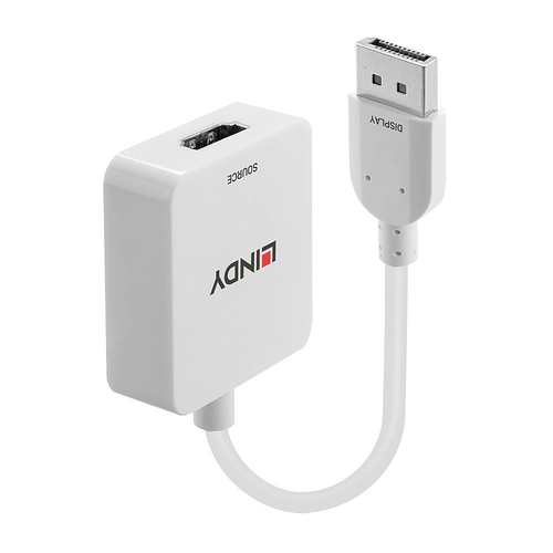 Lindy 38303 видео кабель адаптер 0,095 m HDMI Тип A (Стандарт) DisplayPort Белый