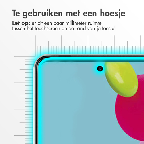 Accezz Gehard Glas Screenprotector 2-pack Samsung Galaxy A52 A52s A53 - screenprotector, afbeelding 3