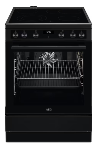 AEG CCB6446BBB Freestanding cooker Electric Ceramic hob Black