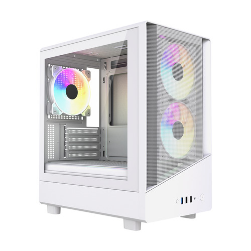 VIDA SPIRE M MATX WHITE GAMING CASE – image 3