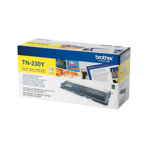 Original Brother TN230Y Yellow Toner Cartridge - image 2