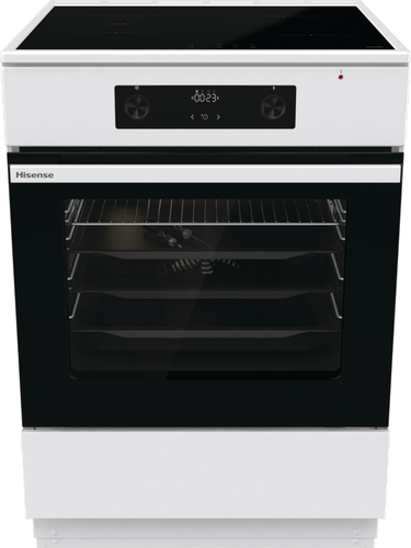 Hisense This 60 cm induction cooker provides 4 induction cooking zones and a spacious 71 l oven with Even Bake technology. Innovative features like Air Fry or P