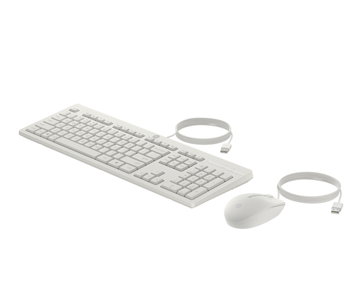 HP Inc. Zestaw Klawiatura i mysz 225 przewodowe G2 biały AW5S6AA#ABB