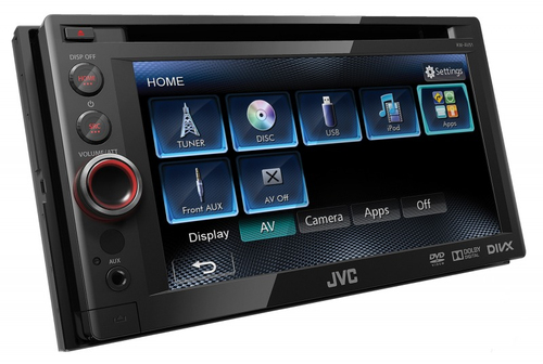 JVC KW-AV51E car media receiver Black