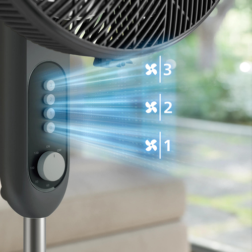 Philips 1000 series CX1225/01 household fan Black – image 7