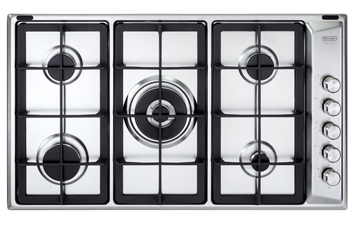 De’Longhi PLI 59 GHD варочная поверхность Нержавеющая сталь Встроенный 86 cm Газовый 5 зона(ы)