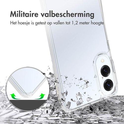 Accezz Xtreme Impact voor Samsung Galaxy S25 Edge Telefoonhoesje Transparant, afbeelding 2