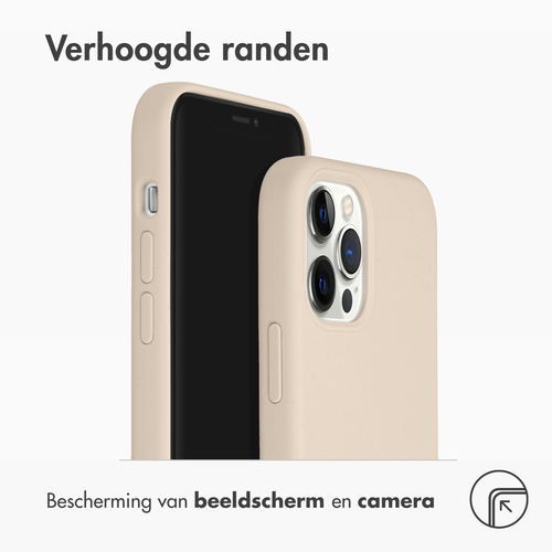 Accezz Liquid Silicone voor Apple iPhone 12 (Pro) Telefoonhoesje Bruin, afbeelding 7