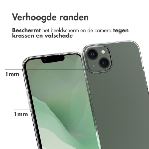 Accezz Clear Backcover iPhone 14 Plus - Transparant, afbeelding 4