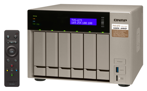 QNAP TVS-673 NAS Tower AMD Embedded R-Series SoC RX-421BD – image 7