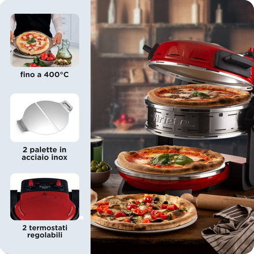 Ariete Dubbele pizzaoven 0927/00 – Foto 9 van 10