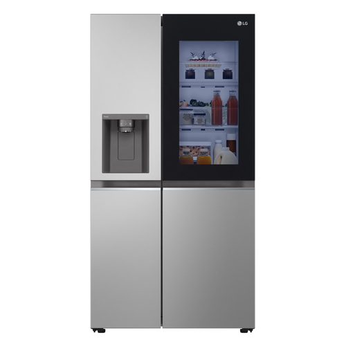 LG InstaView GSGV80PYLL American-Style Smart Fridge Freezer - Prime Silver, Silver/Grey - image 2
