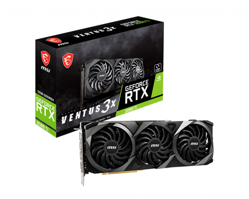 MSI VENTUS RTX 3080 Ti 3X 12G NVIDIA GeForce RTX 3080 Ti 12 GB GDDR6X