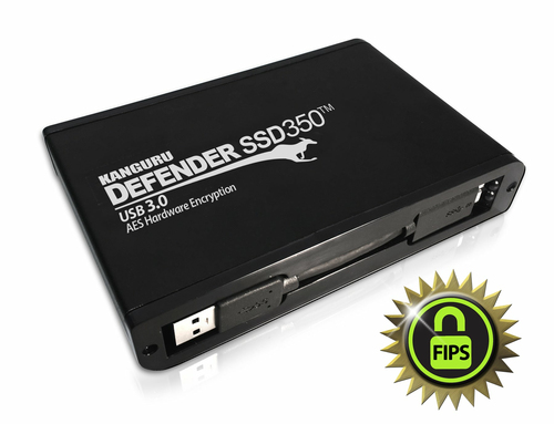 KANGURU DEFENDER SSD350 FIPS 140-2 CERTIFIED SECURE SOLID STATE DRIVE-2T-TAA COM