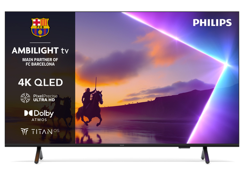 50" Philips Ambilight 50PUS8500/05 Smart 4K Ultra HD Hdr Qled TV, Black - image 1