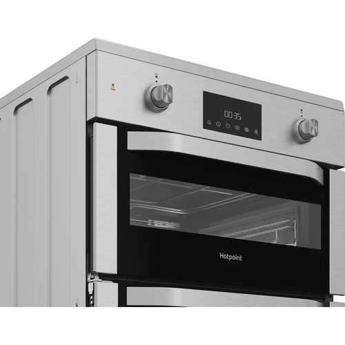 Hotpoint HDE6IDC2X 60cm Double Oven Electric Cooker in Stainless Steel - image 6