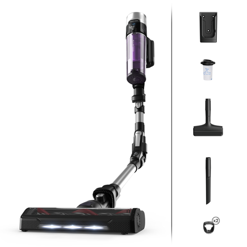Rowenta RH2037 2-in-1 stick vacuum Battery Cухой Без мешка 0,4 L 250 W Черный, Пурпурный