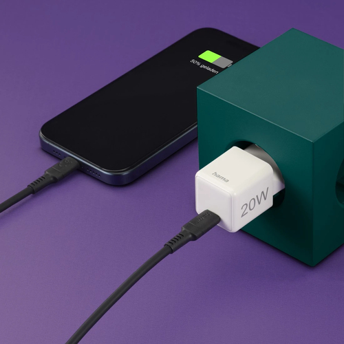 Hama Fast Charger USB-C Super-Mini Charger PD 20W White – Foto 11 von 11
