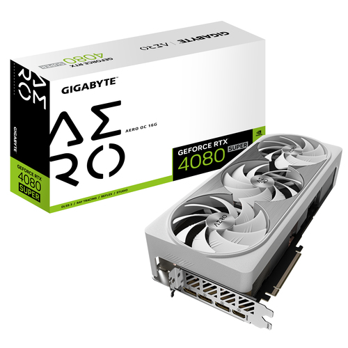 Tarjeta De Video Gigabyte  Gv N408Saero Oc 16Gd  Rtx 4080 Super  16Gb Gddr6X  Pcie 4 0  1 Hdmi  3 Dp - GV-N408SAERO OC-16GD