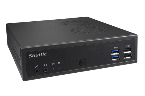 Shuttle XPC slim Barebone DH02U, Intel Celeron 3865U, 4x HDMI 2.0b 1x LAN, 1x COM, incl. VESA 24/7 permanent operation – image 8