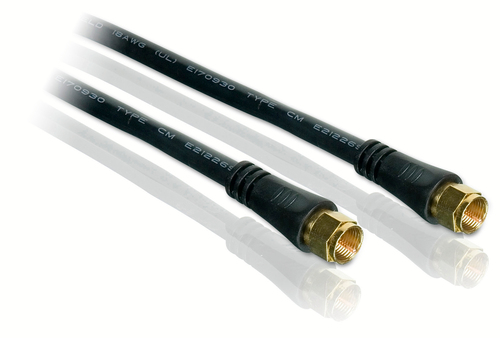 Philips MWV1157/17 koaksiaalkaabel 30,48 m Must