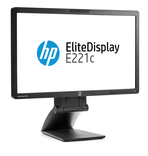 HP Monitor EliteDisplay E221c de 21,5 pulgadas con retroiluminación LED y cámara web (ENERGY STAR) – image 2